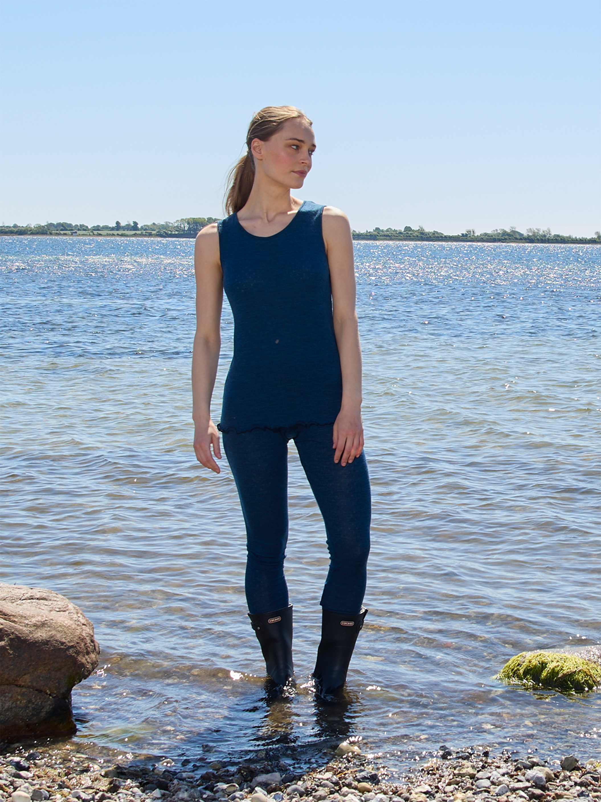 Leggings eyelet merino